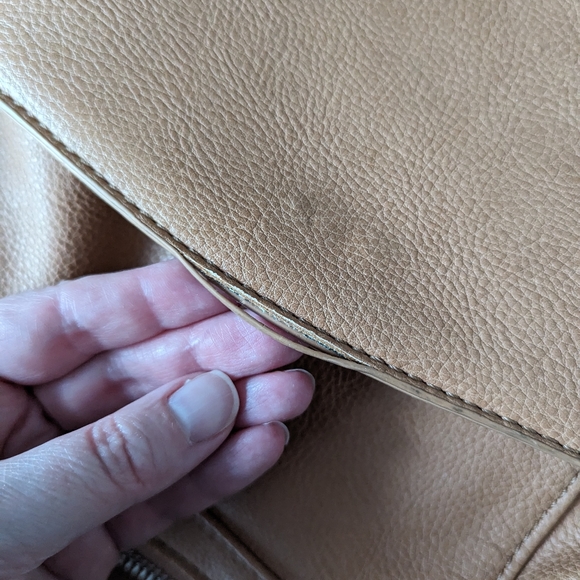 Free People Tan Leather Backpack - Picture 9 of 11